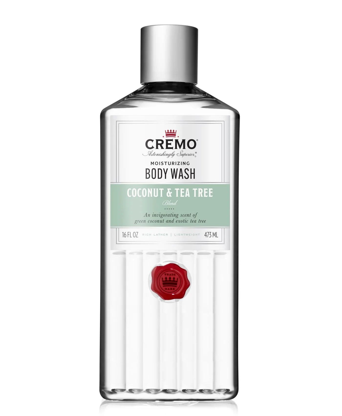 Cremo Coconut & Tea Tree Body Wash - 473 ml