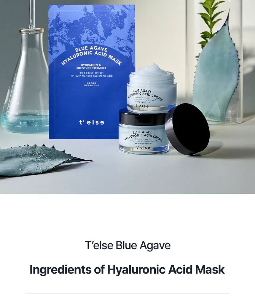 T'else Blue Agave  Hyaluronic Acid Mask - 25ml